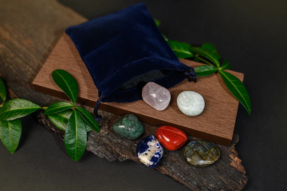 Crystalforbalanceandharmony Crystal Pouch for Balance and Harmony - Image 1