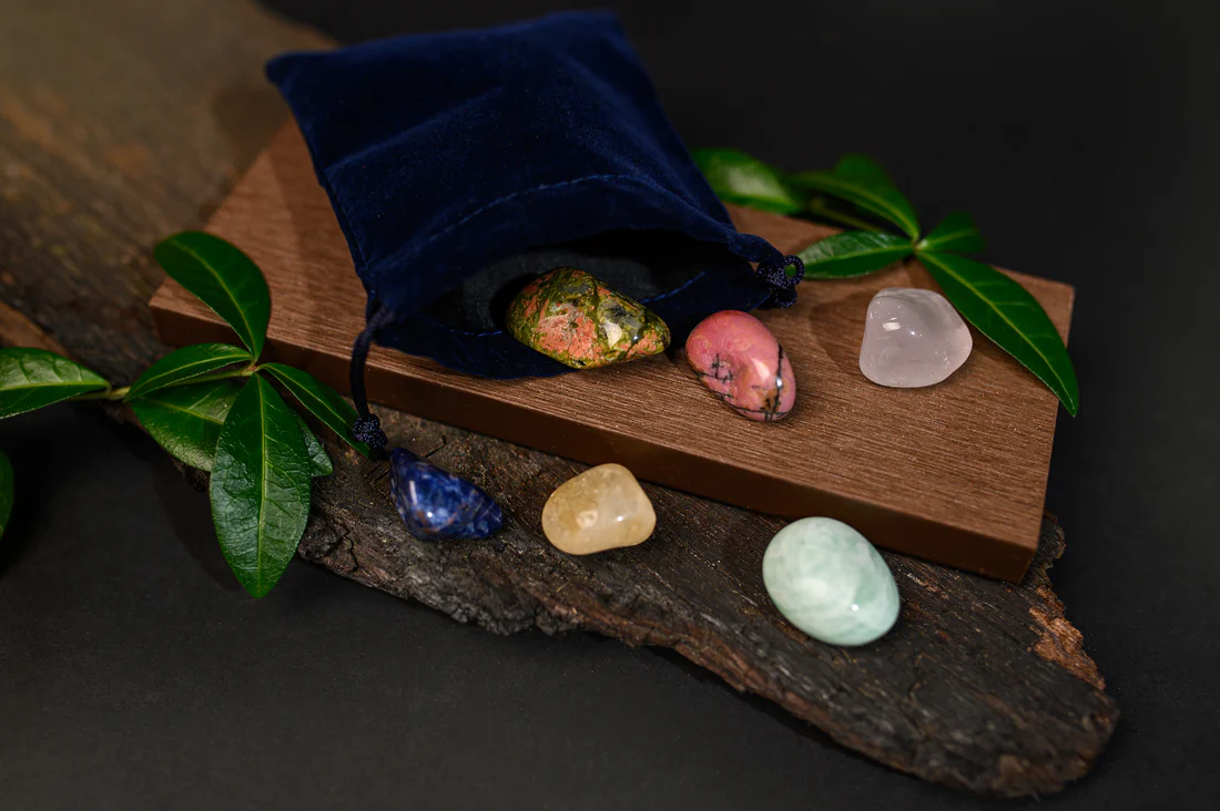 Crystalforcontactwithothers Crystal Pouch for Connection and Communication - Image 1