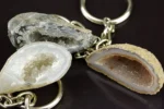 Agate keychain – Natural
