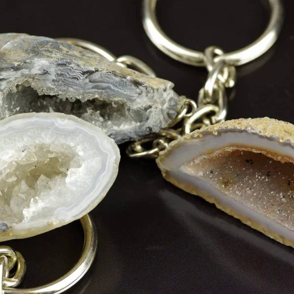 Agate keychain – Natural