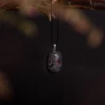 Almandine pendant – 925 silver