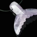 Amethyst pendant – Dolphin tail