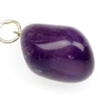 Amethyst pendant – Pebble