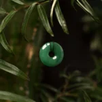 Aventurine pendant – Donut 30mm