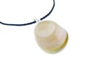 Banded agate pendant – Pebble