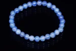 Blue quartz bracelet – 6mm - Image 4