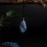 Blue quartz pendant – 925 silver