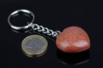 Goldstone keychain – Heart - Image 2