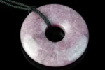 Lepidolite pendant – Donut 30mm - Image 2