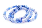 Blue quartz bracelet – 6mm - Image 2
